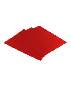 Polypropylene Cut Back Folders. Red. Pack of 10