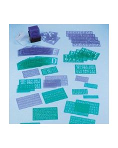 Linex Stencil Lettering Set Containing 10 / 20 / 30mm