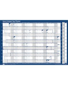 Sasco Compact Year Planner Unmounted Landscape 2021