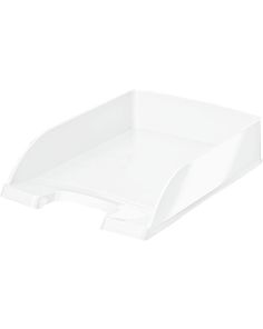 Leitz Wow Range Letter Tray. White Pearl