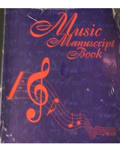 Victor Music Manuscript Book MM4, 12 Stave. 297 x 234mm, Pack of 6