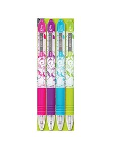 Zebra Z-Grip Daisies Retractable Ball Point Pens