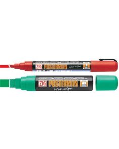 Zig Posterman Wet Wipe Markers