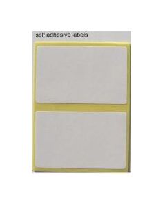 Zip Labels. 50 x 80mm. White. Pack of 14 Labels