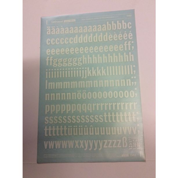 Letraset White 1582W 84pt. Franklin Gothic Extra Condensed A.T.F