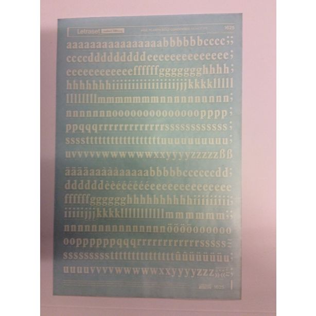 Letraset White 1625 48pt.Plantin Bold Condensed