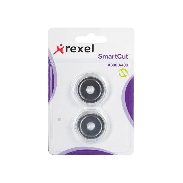 Rexel SmartCut 2101983 Straight Blades for A300 / A400, Pack of 2