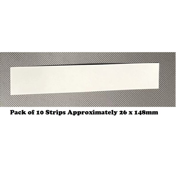 Blotting Paper White 315gsm Strips Size 26 x 148mm Pack of 10 sheets, for Home, Office, Arts & Crafts