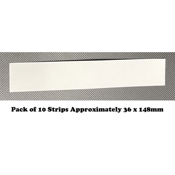 Blotting Paper White 315gsm Strips Size 36 x 148mm Pack of 10 sheets, for Home, Office, Arts & Crafts