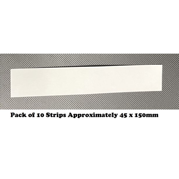 Blotting Paper White 315gsm Strips Size 45 x 150mm Pack of 10 sheets, for Home, Office, Arts & Crafts