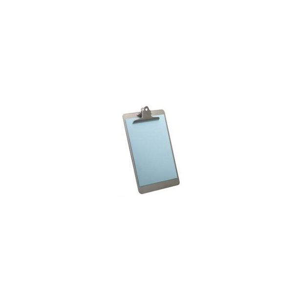 M A Lloyd Aluminium Clipboard, Foolscap, Grey