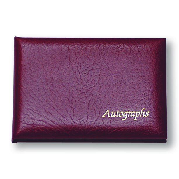 Montana Grain Leather Autograph Book