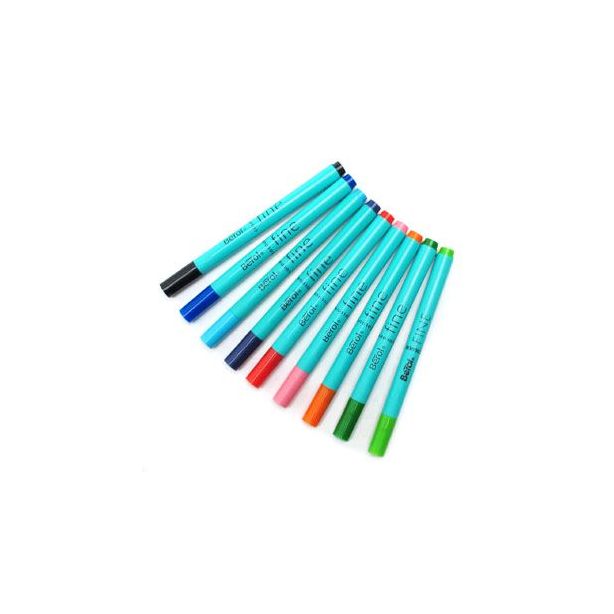 Berol Colour Fine Fibre Tipped Pens, Light Blue