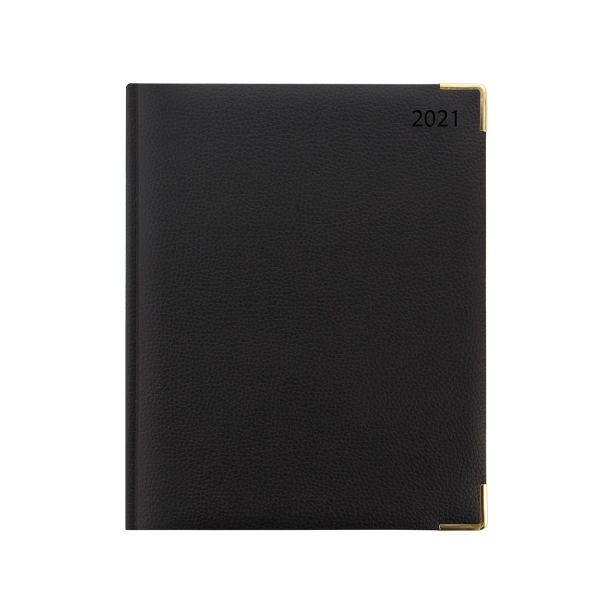 Letts Connoisseur Quarto Diary, Week To View Appointment C3Y, Black, 2025