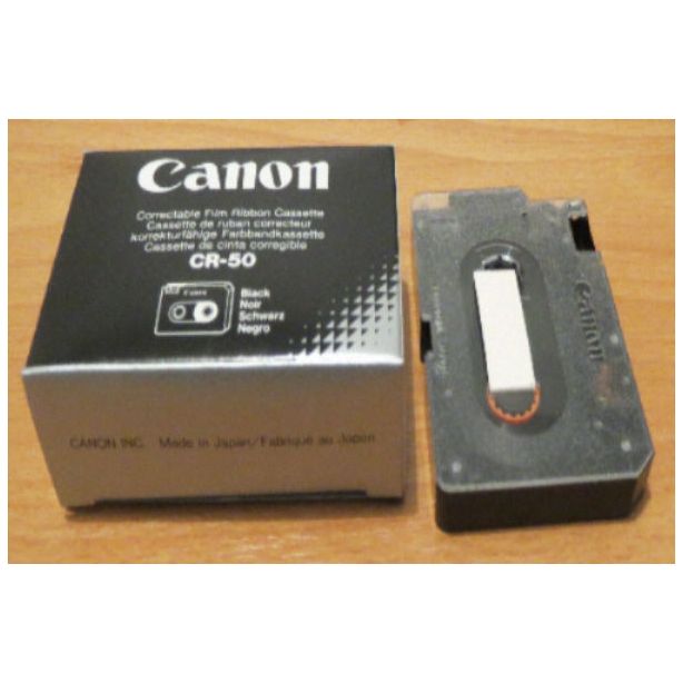 Canon Black Correctable Ribbon Cassette 2727 CR-50 Pack of 2