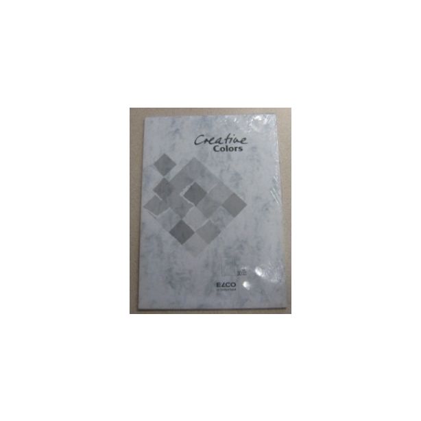 Elco Creative Colours Writing Pad. Grey Marble. 100gsm. Pad of 30 sheets