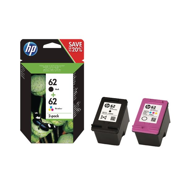 Hewlett Packard No 62 Inkjet Cartridges