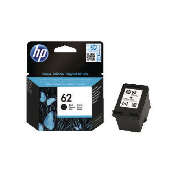 HP 62 Black Ink Cartridge C2P04AE