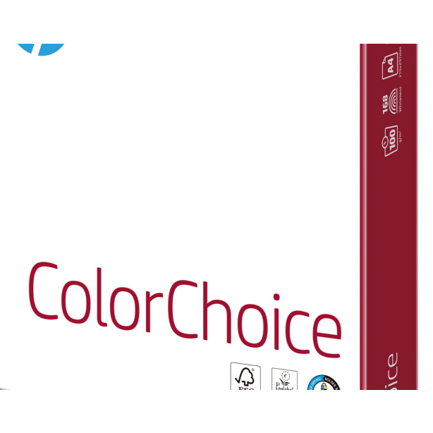 HP Colour Choice Laser Paper. A4. 100gsm. White. Pack of 500