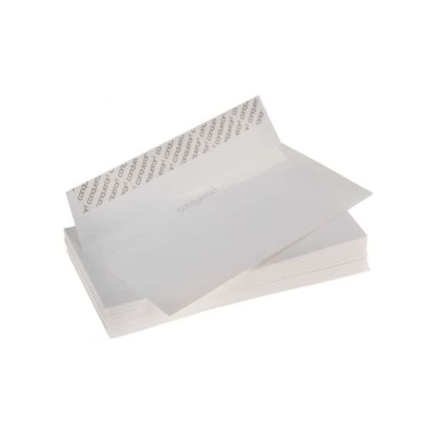 Conqueror Laid High White Texture DL Peel & Seal Envelopes 120gsm, Pack of 50 