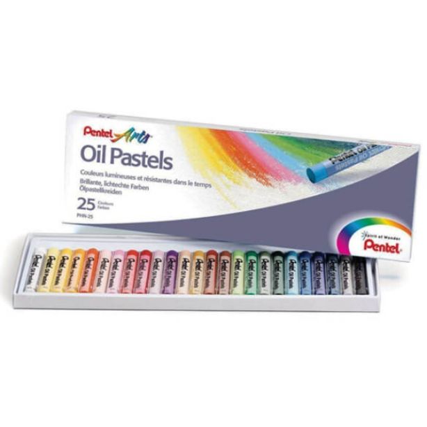 Pentel Oil Pastels Pack of 25