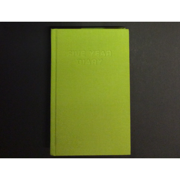 Dataday Provence Five Year Diary, Lime, 165 x 105mm