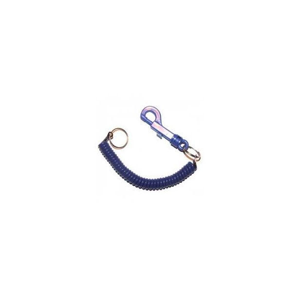 Spiral Expandable Key Ring, Purple