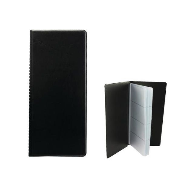 Rapesco Business Card Album 128 Card Capacity Black