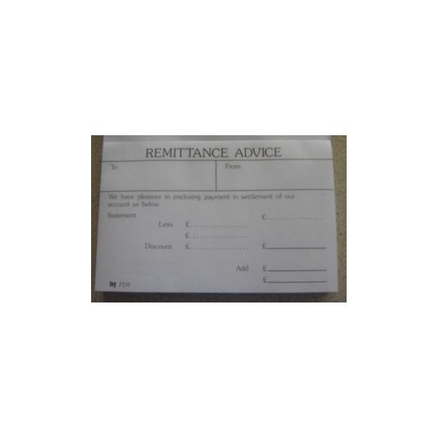 Ivy Remittance Advice Office Pad