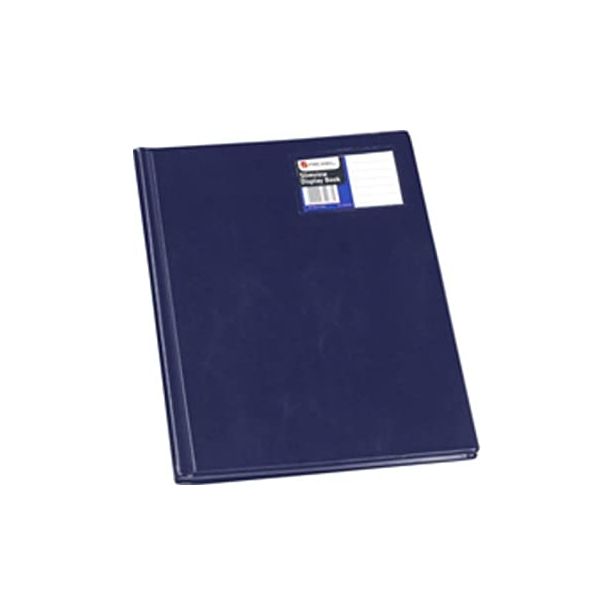 Rexel A4 Slimview Display Book 24 Pockets Blue