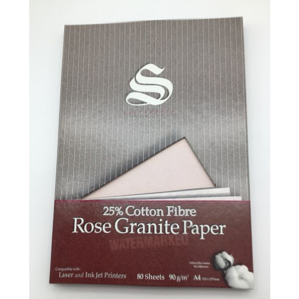 Southworth Granite Rose A4 Paper, 80 sheets