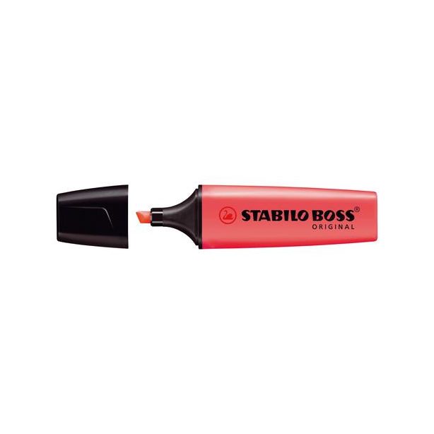 Stabilo Boss Original Highlighter Pen, Red