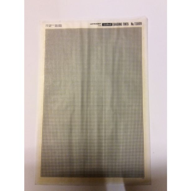 Letraset Shading Tints Black T3009 Squares