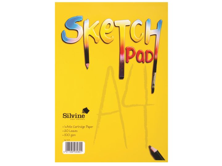 Silvine A4 Sketch Pad 404