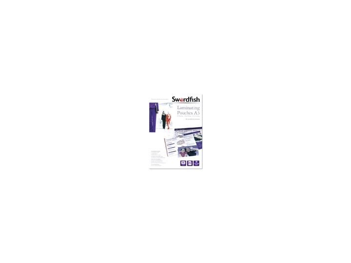 Swordfish Extra Strong Laminating Pouches, A3, 303 x 426mm, 2 x 125 [250] Micron, Box of 50