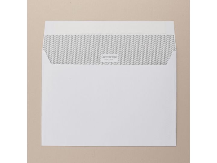 Communiqué Peel and Seal Envelopes. White 100gsm. C5 (229 x 162mm). Pack of 250