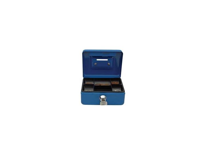 Cash Box, 6 inch, 150 x 120 x 70mm, Blue