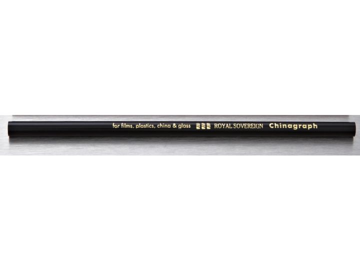 Royal Sovereign by West Design Chinagraph Pencils Black Pack of 12