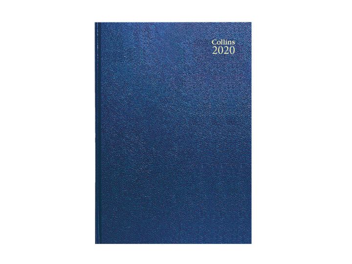 Collins A5 Diaries, Day Per Page, Blue 2025