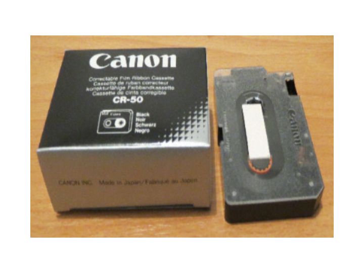 Canon Black Correctable Ribbon Cassette 2727 CR-50 Pack of 2