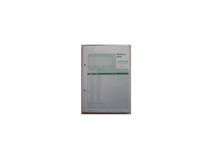 Business Set Pre Printed Delivery Note. 2 Part. Pack of 100