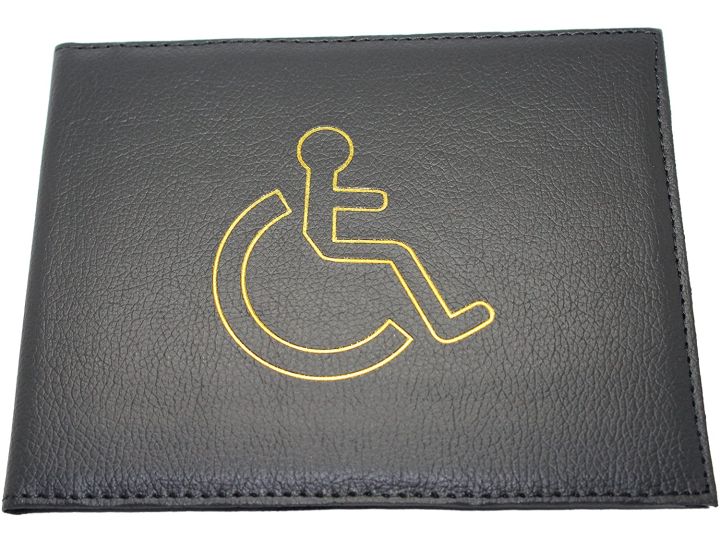 Disabled Badge and Timer Wallet, 145mm x 180mm, Black