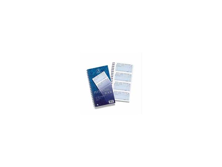 Challenge Petty Cash Book. 280 x 152mm. 4 message sets per page. 200 duplicate slips per book. Carbonless