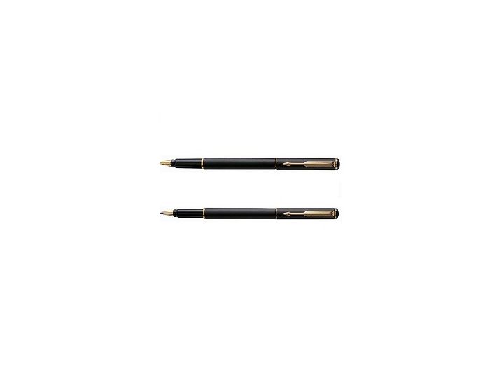 Parker Rialto Fountain Pen and Ball Pen Gift Set with Gold Trim