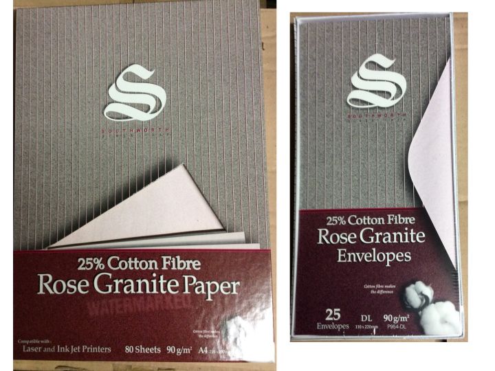 Southworth Granite Rose Paper