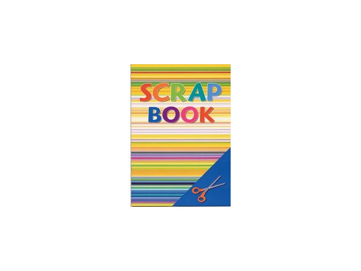 A3 Scrap Book, 32 Pages Bright Coloured Paper