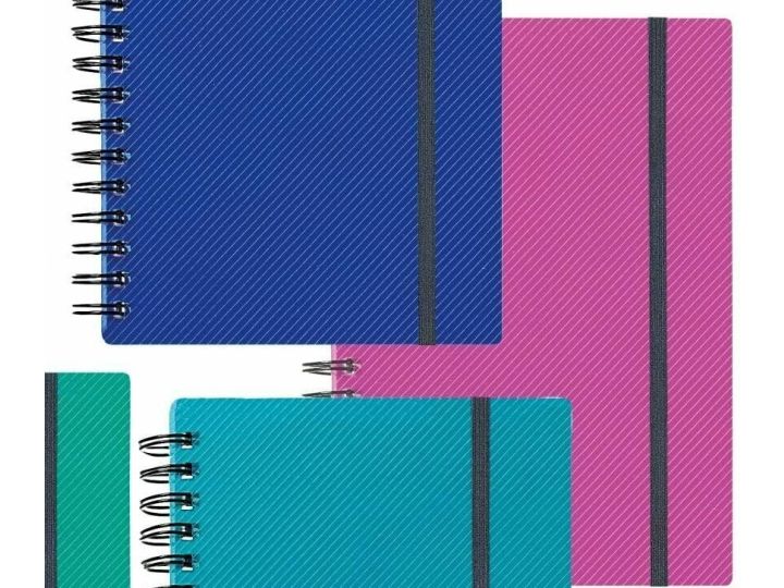 Snopake A4 NoteGuard Hardback Notebook, Pink