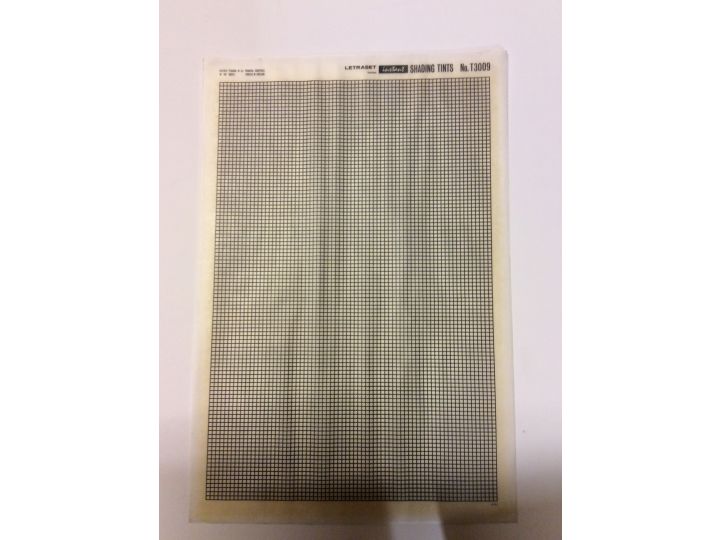 Letraset Shading Tints Black T3009 Squares