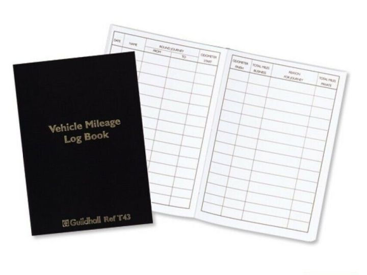 Guildhall Vehicle Mileage Log Book T43