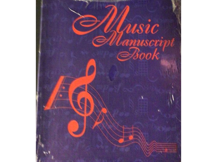 Victor Music Manuscript Book MM4, 12 Stave. 297 x 234mm, Pack of 6